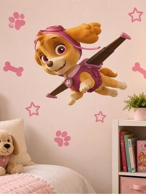 RoomMates Paw Patrol Girl Pups peel-and-stick wall decals